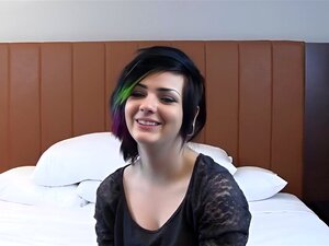 Watch This Fresh Emo Babe Chase Her Dream To Become A Pornstar! Shes Barely Legal But Oh So Desperate To Please. Don't Miss Her Debut! Porn