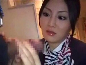 Unleash Your Desires With A Stunning Japanese Cabin Attendant. Indulge In Her Expert Handjob Skills And Experience A Mind-blowing Bukkake Session. This Amateur Beauty Will Take You To The Edge Of Pleasure. Are You Ready For An Unforgettable Experience? Porn