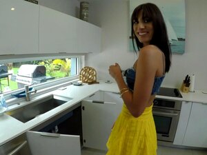 Indulge In The Sensual Delights Of A Stunning Amateur Wife As She Takes A Wild Ride On A Massive Rod In The Kitchen. Experience The Thrill Of Her Firm Tits And Hear Her Moans In Glorious HD. Your Desire Will Reach New Heights With This POV Adventure! Porn