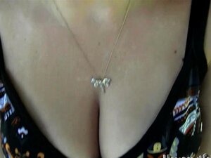 Cute POV wifey gives a daring outdoor blowjob and takes a sloppy facial