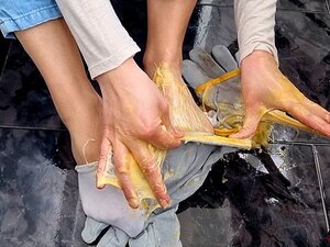 Step Into A World Of Fetish Fantasy With This Dirty Gardening Adventure. Watch As A Hard-working Girl Gets Stuck In Sticky Traps, Revealing Her Barefoot Secrets. Will She Seek Payback On Her Mysterious Tormentor? Get Ready For A Wild Ride! Porn