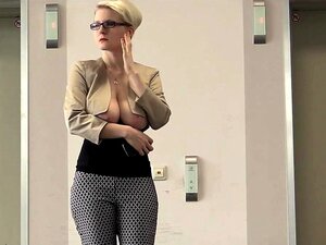 Don't miss out on this stunning blonde MILF as she flaunts her incredible assets in public! Get ready for a tantalizing outdoor adventure that will leave you longing for more.