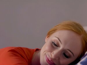 Lenina Crowne Is A Hawt British Redhead With Pale Skin, Biggest Titties And A Gorgeous Face. This Babe Gets A Large Creampie In This Porno Porn