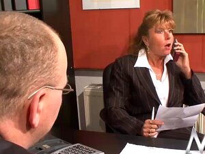 Watch as this experienced German beauty pays her way with her mature pussy. You won't be able to resist her cum-covered face.