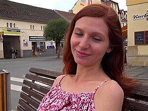 CzechStreets - Public Orgasm. Friends, Did You Want To See More Sex On The Street? Well, Here You Go. The Lady From The Bank Was Such A Mega-success That I Made Another Video For You With An Egg Vibrator In Public. This Time I Chose A Beautiful Russian Girl Named Lina. Because Czech Streets Breaks Down All Ideological Barriers, She Happily Accepted The Job Of Testing The Product. In The Restaurant's Garden, She Stuck The Vibrator In Her Cunt And I Spun Russian Vibration Roulette On The Mobile App. I Guarantee You've Never Seen A Rodeo Like This Before. The Hot Redhead Came So Hard She Almost Fell Off The Sidewalk. Then When She Showed Me What A Hairy Pussy She Had Between Her Legs, I Almost Fell Too. I Diverted Her To My Favorite Station, Stuck My Dick Down Her Throat, And Cum On That Russian Hairy Pussy. See You Soon. Porn