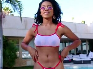 Ebony Bikini Beach - Ebony Bikini porn videos at Xecce.com