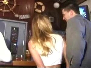 Watch As A Hot Amateur Wife Is Daringly Stripped In A Public Bar. This Steamy Striptease Will Leave You Breathless And Craving For More! Porn