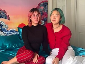 Ersties: Amateur Girls In a Long Distance Relationship Film Their First Lesbian Video Together